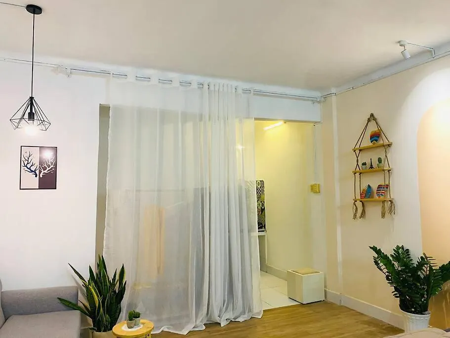 Studio Lagom 16: Urban Oasis near Notre-Dame Cathedral Ho Chi Minh City